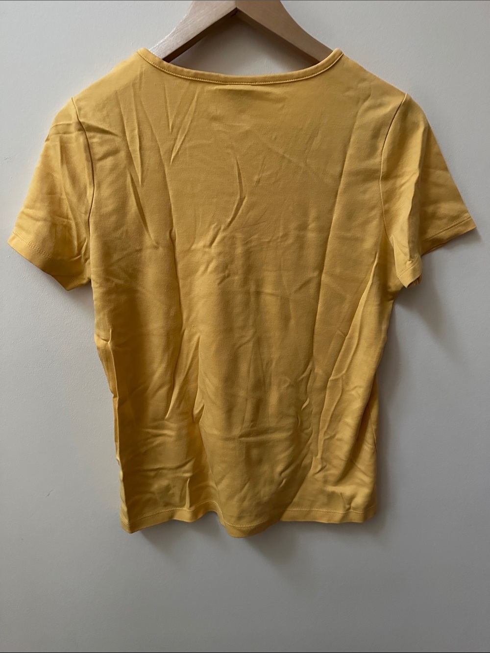 L.L. Bean V-Neck Short Sleeve Tee in Yellow - Picture 5 of 7